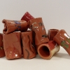 Assemblage : petits verres déformés (lycée de Moûtiers)