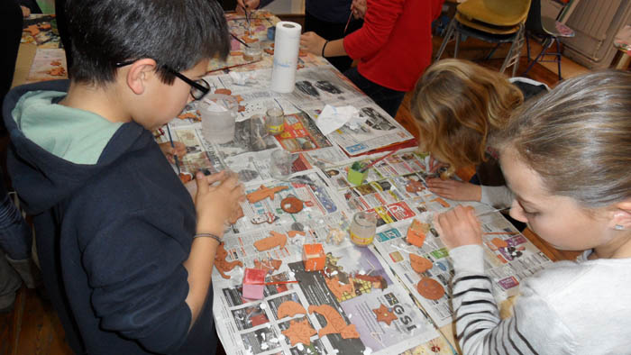 atelier Noël , A la découverte à Aime, déc. 2011