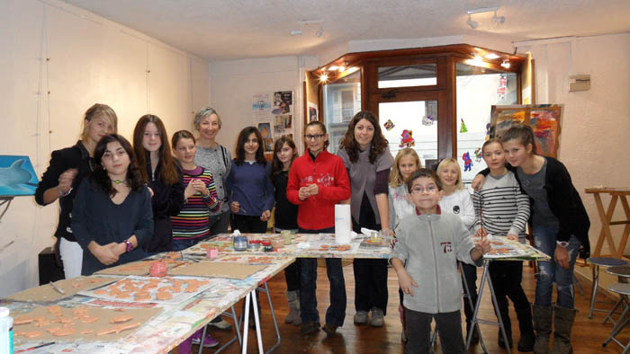 atelier Noël , A la découverte à Aime, déc. 2011