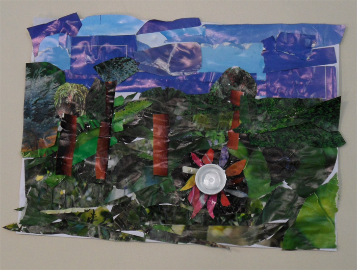 Atelier récup\'art - La Côte d\'Aime mars 2012