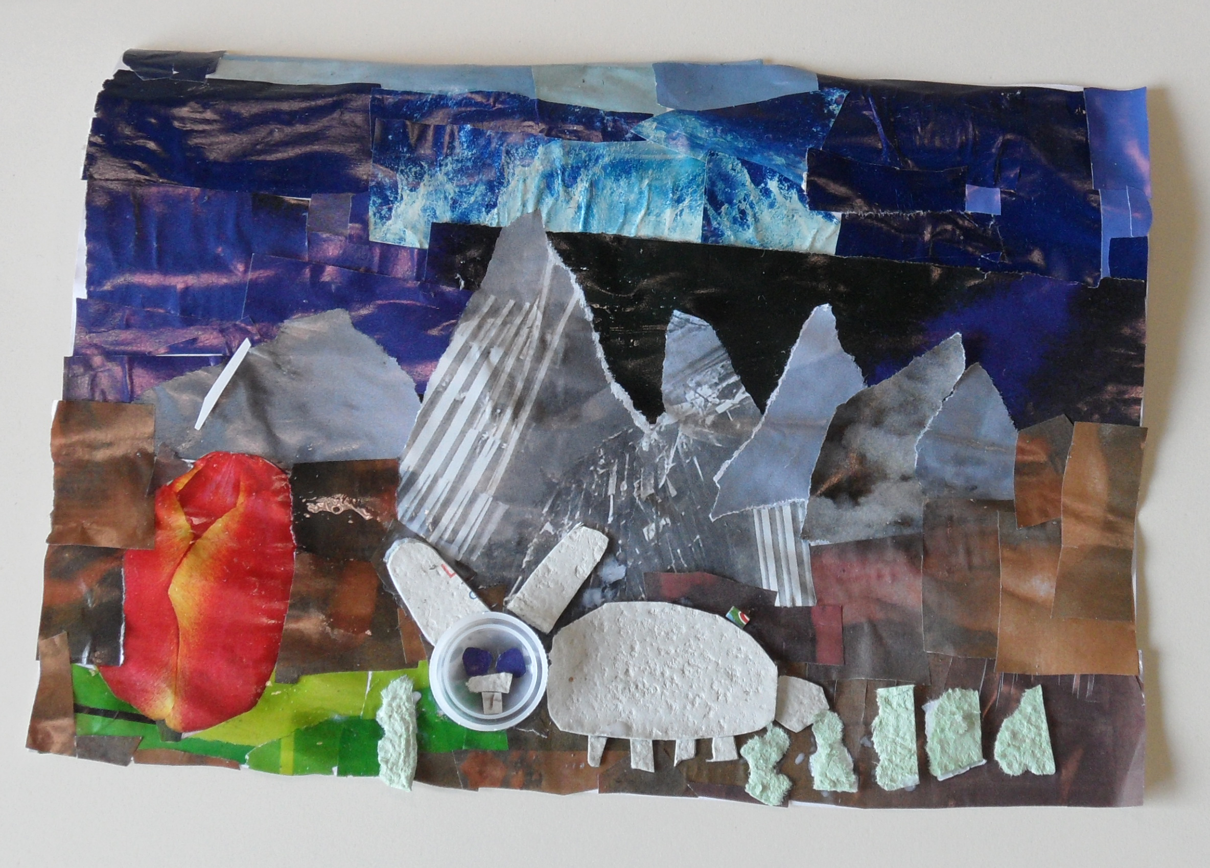 Atelier récup\'art - La Côte d\'Aime mars 2012