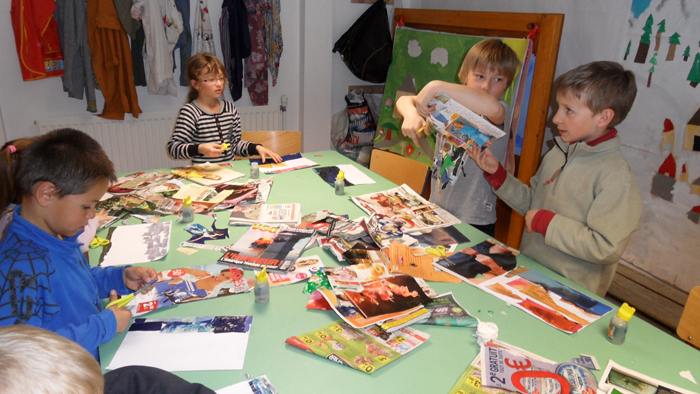 Atelier récup\'art - La Côte d\'Aime mars 2012