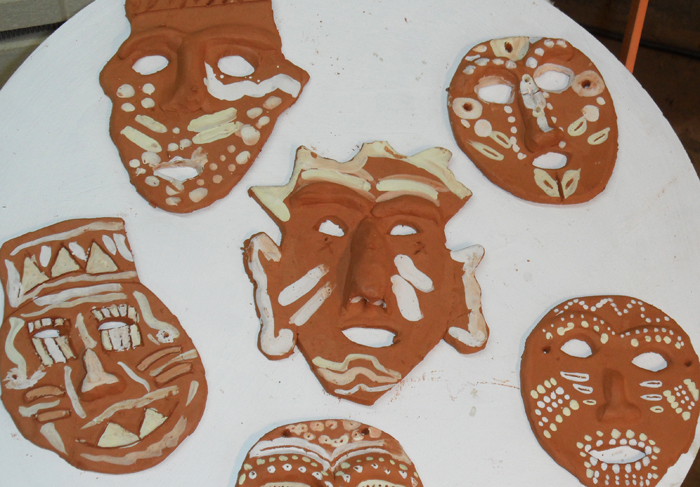 atelier céramique, école Hauteville-Gondon, mars 2012