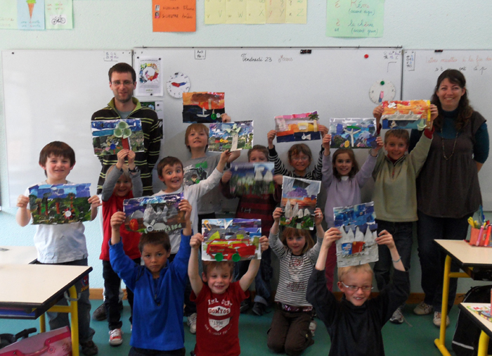 Atelier récup\'art - La Côte d\'Aime mars 2012