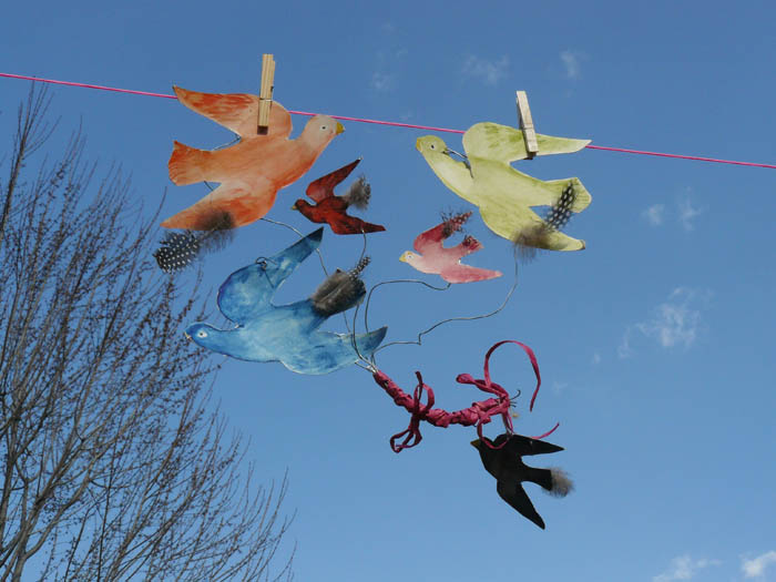 mars 2012 - Grande Lessive - terminale option arts plastiques