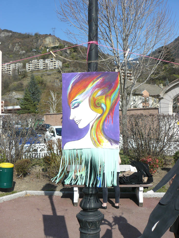 mars 2012 - Grande Lessive - terminale option arts plastiques