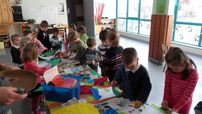 Atelier récup\'art - Villette mars 2012